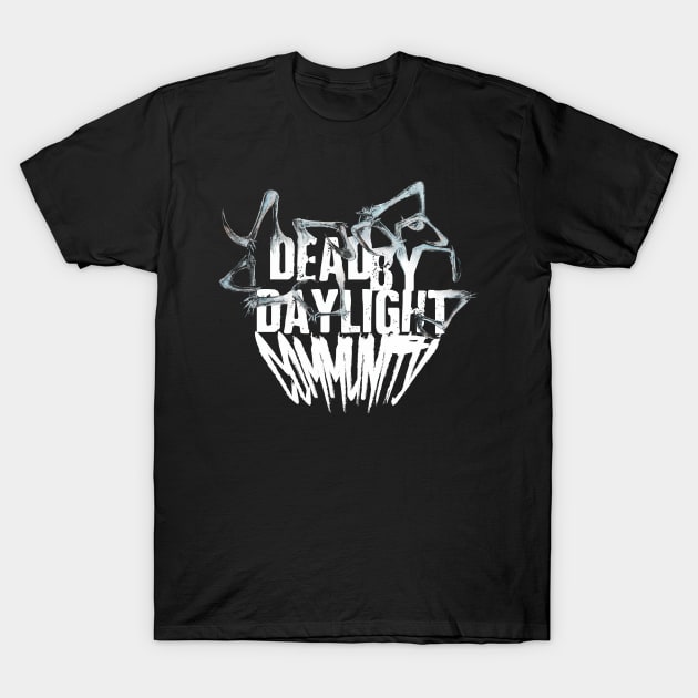 Dead By Daylight Community Logo - White T-Shirt by Dead By Daylight Community